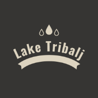 Logo of the lake tribalj in Croatia.